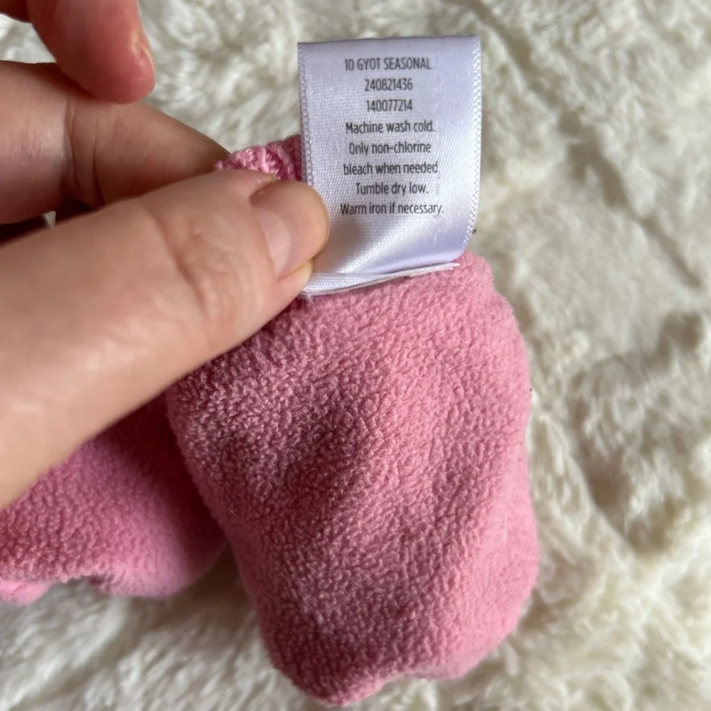 Pink Monkey Knit Gymboree Mittens for Kids